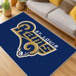 nfl los angeles rams football team logo sport carpet area rug home decor gift living room lar70
