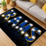 nfl los angeles rams football team logo sport carpet area rug home decor gift living room lar78