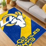 nfl los angeles rams football team logo sport carpet area rug home decor gift living room lar79