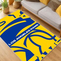 NFL Los Angeles Rams Football Team Logo Sport Carpet Area Rug Home Decor Gift LAR82