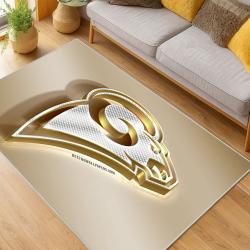 NFL Los Angeles Rams Football Team Logo Sport Carpet Area Rug Home Decor Gift LAR83