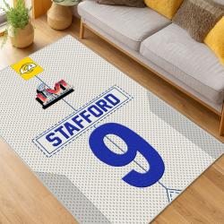 NFL Los Angeles Rams Football Team Logo Sport Carpet Area Rug Home Decor Gift LAR87