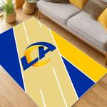 nfl los angeles rams football team logo sport carpet area rug home decor gift living room lar89