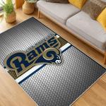 nfl los angeles rams football team logo sport carpet area rug home decor gift living room lar91