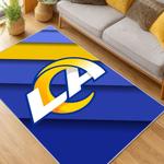 nfl los angeles rams football team logo sport carpet area rug home decor gift living room lar93