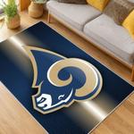 nfl los angeles rams football team logo sport carpet area rug home decor gift living room lar95