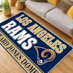 nfl los angeles rams football team logo sport carpet area rug home decor gift living room lar97