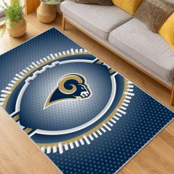 NFL Los Angeles Rams Football Team Logo Sport Carpet Area Rug Home Decor Gift LAR99