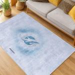 nfl miami dolphins area rug non slip football carpet home decor gift idea for fans living room md63