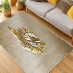 nfl miami dolphins area rug non slip football carpet home decor gift idea for fans living room md75
