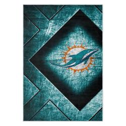 nfl miami dolphins area rug non slip football carpet home decor gift idea for fans md100