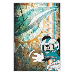 nfl miami dolphins area rug non slip football carpet home decor gift idea for fans md113
