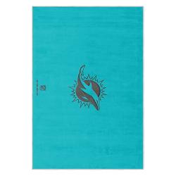 nfl miami dolphins area rug non slip football carpet home decor gift idea for fans md127