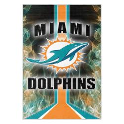 nfl miami dolphins area rug non slip football carpet home decor gift idea for fans md60