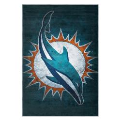 nfl miami dolphins area rug non slip football carpet home decor gift idea for fans md66
