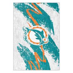 nfl miami dolphins area rug non slip football carpet home decor gift idea for fans md71
