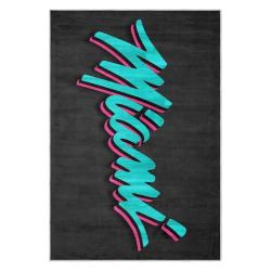 nfl miami dolphins area rug non slip football carpet home decor gift idea for fans md77