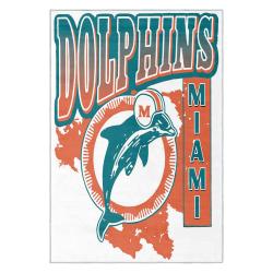 nfl miami dolphins area rug non slip football carpet home decor gift idea for fans md79