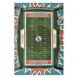 nfl miami dolphins area rug non slip football carpet home decor gift idea for fans md96