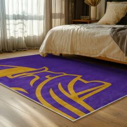 nfl minnesota vikings area rug non slip football carpet home decor gift idea for fans bedroom mv120