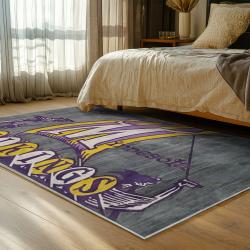 nfl minnesota vikings area rug non slip football carpet home decor gift idea for fans bedroom mv123