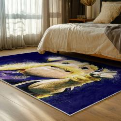 nfl minnesota vikings area rug non slip football carpet home decor gift idea for fans bedroom mv129