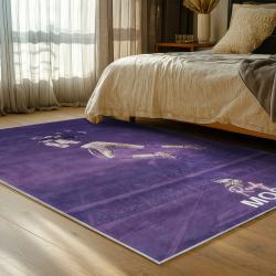 nfl minnesota vikings area rug non slip football carpet home decor gift idea for fans bedroom mv139