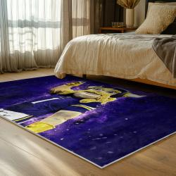 nfl minnesota vikings area rug non slip football carpet home decor gift idea for fans bedroom mv147