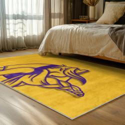 nfl minnesota vikings area rug non slip football carpet home decor gift idea for fans bedroom mv148