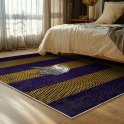 nfl minnesota vikings area rug non slip football carpet home decor gift idea for fans bedroom mv161