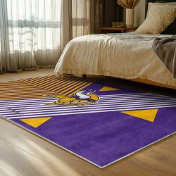 nfl minnesota vikings area rug non slip football carpet home decor gift idea for fans bedroom mv178