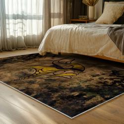 nfl minnesota vikings area rug non slip football carpet home decor gift idea for fans bedroom mv179