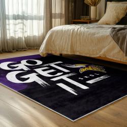 nfl minnesota vikings area rug non slip football carpet home decor gift idea for fans bedroom mv190