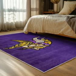 nfl minnesota vikings area rug non slip football carpet home decor gift idea for fans bedroom mv192