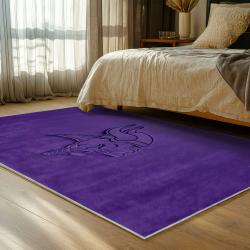 nfl minnesota vikings area rug non slip football carpet home decor gift idea for fans bedroom mv95