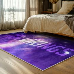 nfl minnesota vikings area rug non slip football carpet home decor gift idea for fans bedroom mv97