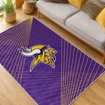 nfl minnesota vikings area rug non slip football carpet home decor gift idea for fans living room mv121