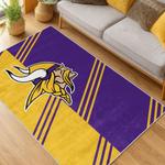 nfl minnesota vikings area rug non slip football carpet home decor gift idea for fans living room mv138