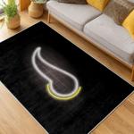 nfl minnesota vikings area rug non slip football carpet home decor gift idea for fans living room mv142