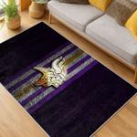 nfl minnesota vikings area rug non slip football carpet home decor gift idea for fans living room mv149