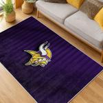 nfl minnesota vikings area rug non slip football carpet home decor gift idea for fans living room mv151