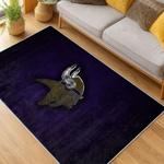 nfl minnesota vikings area rug non slip football carpet home decor gift idea for fans living room mv184