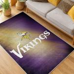nfl minnesota vikings area rug non slip football carpet home decor gift idea for fans living room mv210