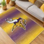 nfl minnesota vikings area rug non slip football carpet home decor gift idea for fans living room mv218