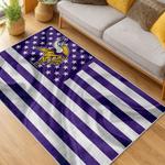 nfl minnesota vikings area rug non slip football carpet home decor gift idea for fans living room mv233
