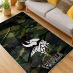 nfl minnesota vikings area rug non slip football carpet home decor gift idea for fans living room mv236