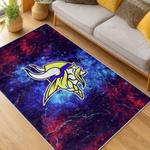 nfl minnesota vikings area rug non slip football carpet home decor gift idea for fans living room mv239