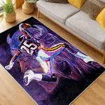 nfl minnesota vikings area rug non slip football carpet home decor gift idea for fans living room mv241
