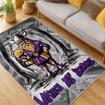 nfl minnesota vikings area rug non slip football carpet home decor gift idea for fans living room mv245