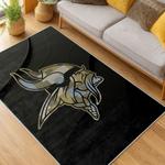 nfl minnesota vikings area rug non slip football carpet home decor gift idea for fans living room mv77